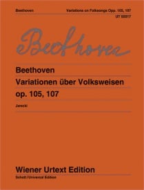 Beethoven: Variations on Folk Songs Opus 105 & 107 for Piano published by Wiener Urtext